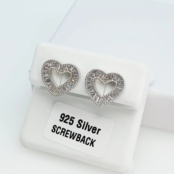 - 925 Sterling Silver Cubic Zirconia Earrings, U19254819 - Picture 10 of 11